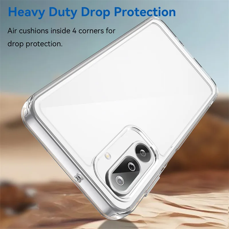 Enhanced Clear TPU & Acrylic Bumper Protective Phone Case