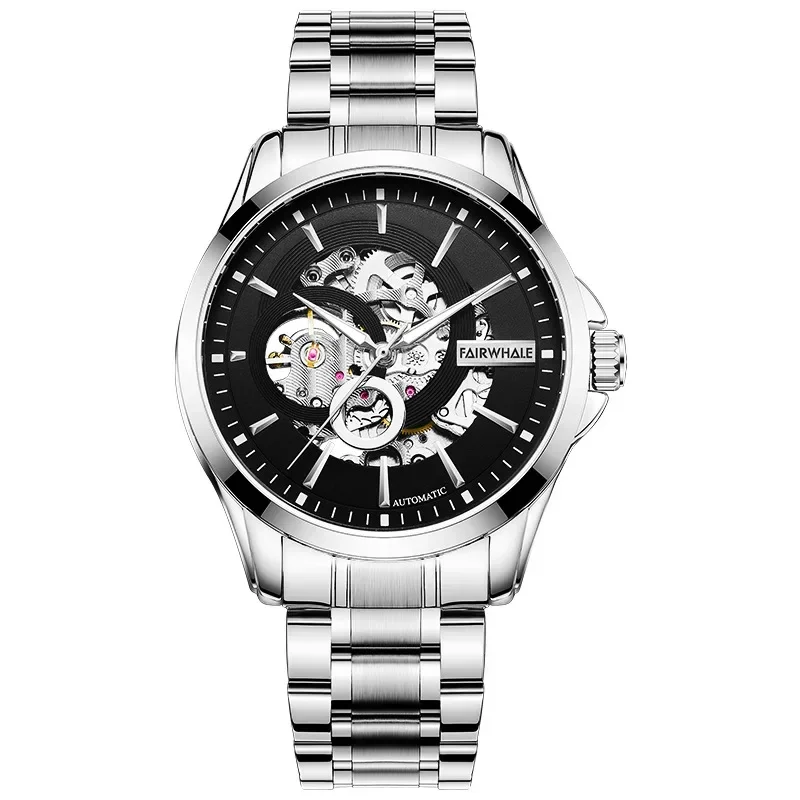 MARK FAIRWH trendy brand watch multifunctional hollowed out men's mechanical watch