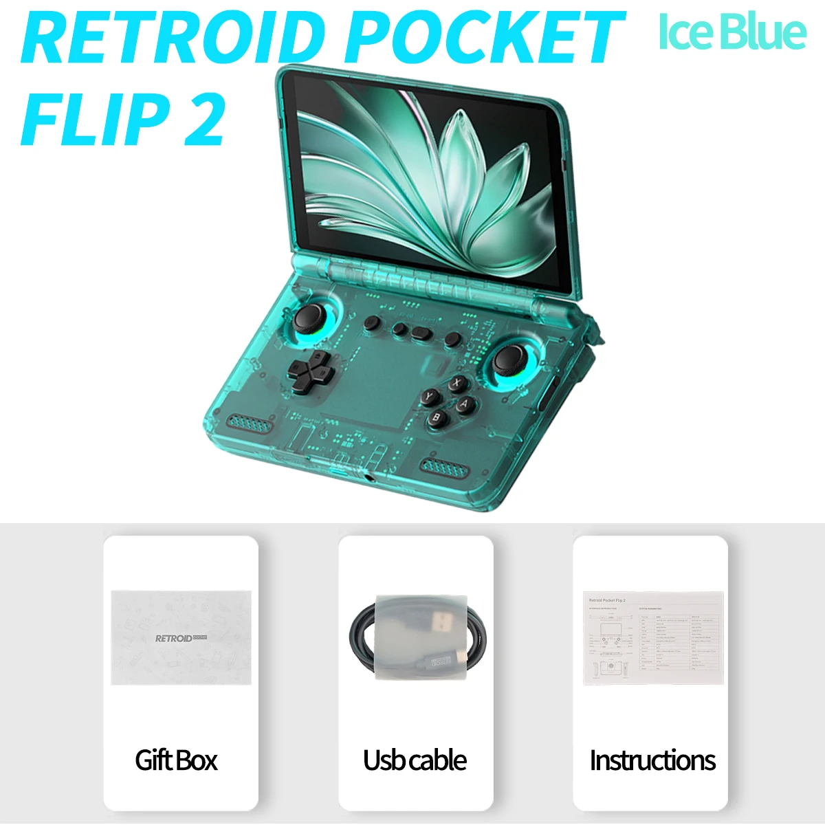 Retroid Pocket Flip2 SD865 5.5”1080p OLED WIFI6 Android Handheld