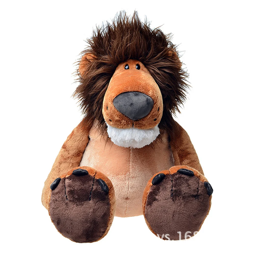 Lion Plush Toy  Jungle Leo Children Gift Tabletop Decoration