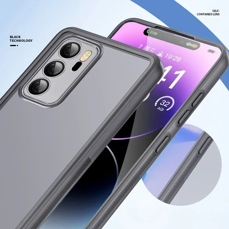 Ultra-Durable Soft Silicone 360° Camera Protective Phone Back Cover