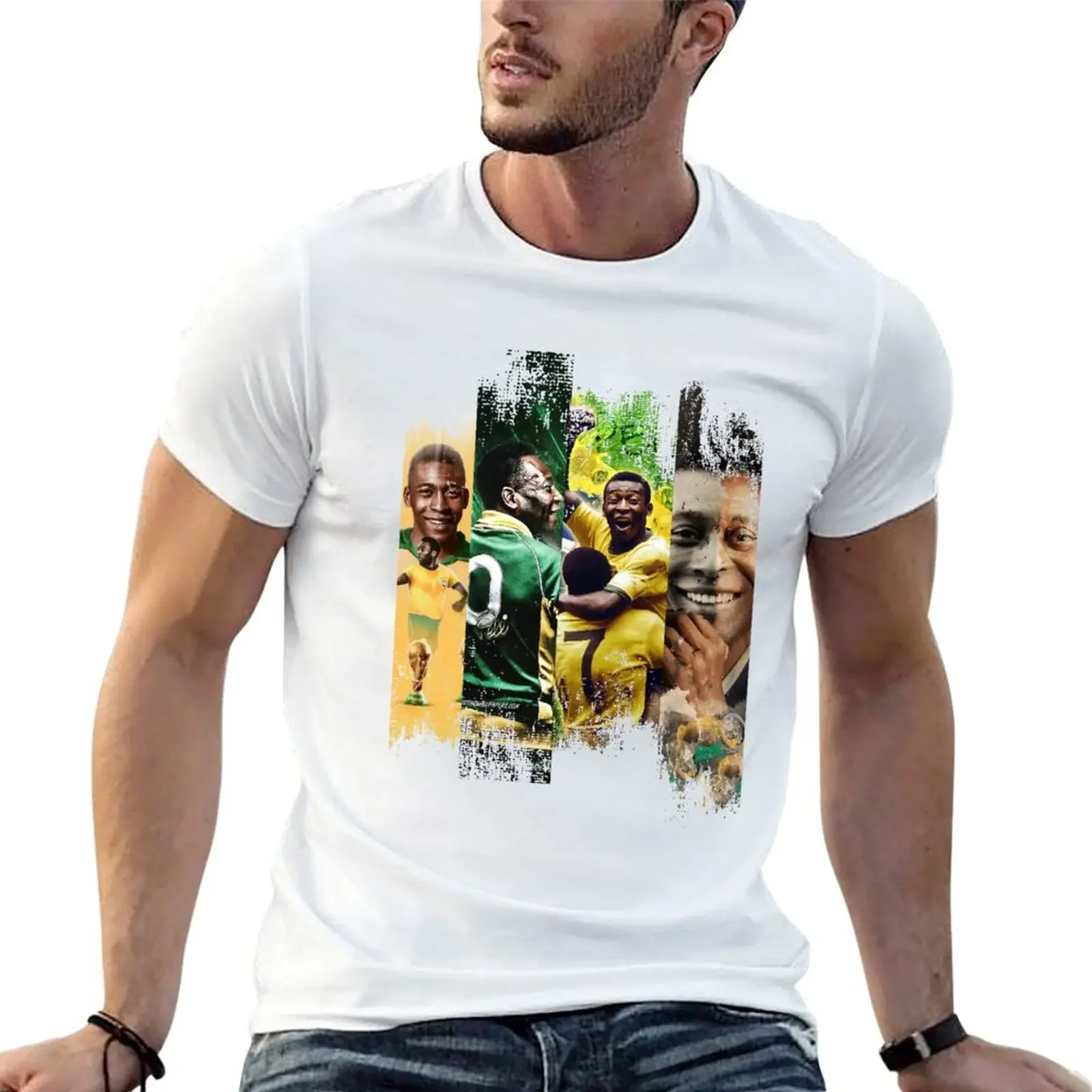 

PELE LEGENDARY T-shirt customs vintage tops t shirts for men graphic