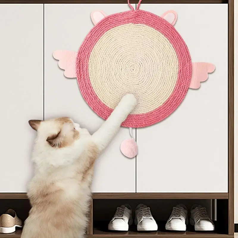 Sisal 고양이 스크래처 보드 고양이 스크래치 포스트 매트, 장난감 침대 매트, 클로 샤프너, 가구 보호 스크래퍼, 그라인딩 네일 패드 매트