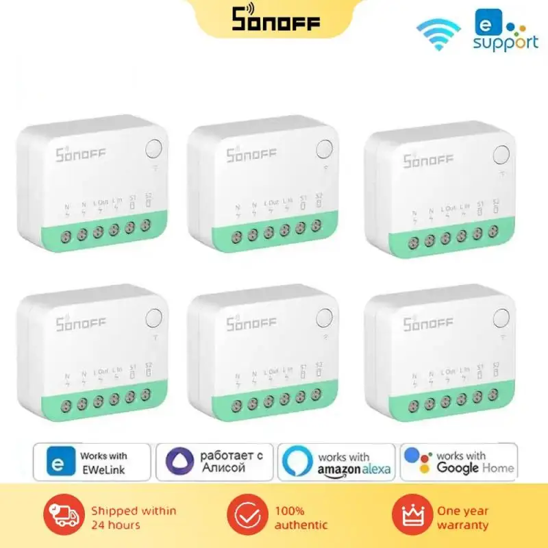 

Мини-переключатель SONOFF MINIR4M с поддержкой Wi-Fi