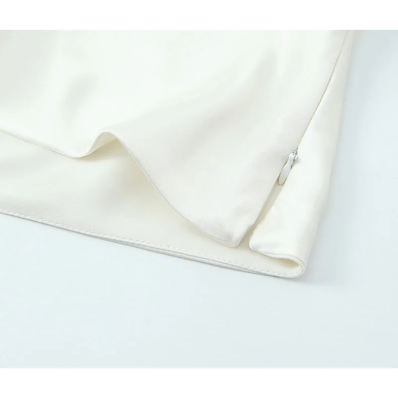 New Backless Bow Blouse Women 2025 Women's Chic Fashion Satin Elegant Long Sleeve Casual Short Shirts And Blouses Top ﻿