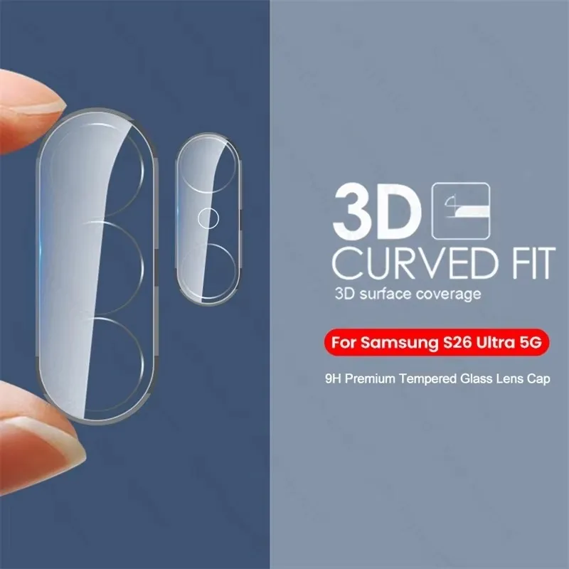 Premium 3D Curved Camera Glass Protector - Ultra Clear, 9H Hardness