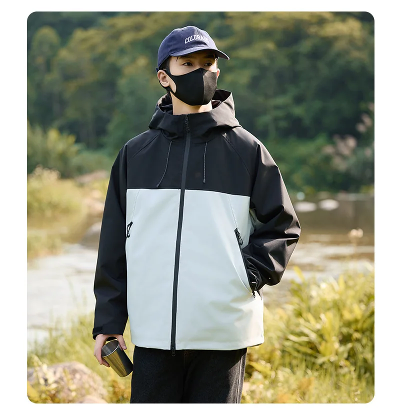 Punching Jacket Men's Women's Single Jacket Waterproof Windproof Outdoor Mountaineering Clothing Warm Breathable Soft