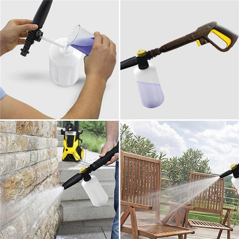 Car Wash Tool for-Karcher K2 K3 K4 K5 K6 K7 High Pressure Washer Replacement Car Wash Cleaner 5