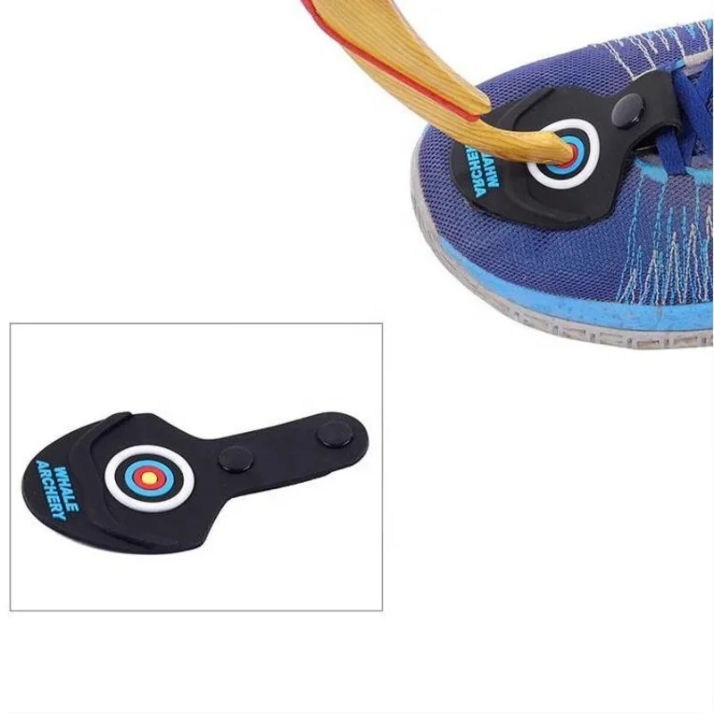 1/3pc Recurve Bow Limb Protection Archery Break Rubber Pad Protector on The Shoes Foot for Longbow Hunting Shoot