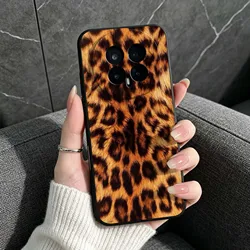 Leopard Print Brown Black Phone Case for Honor X7 4G (111HA0601HSE)