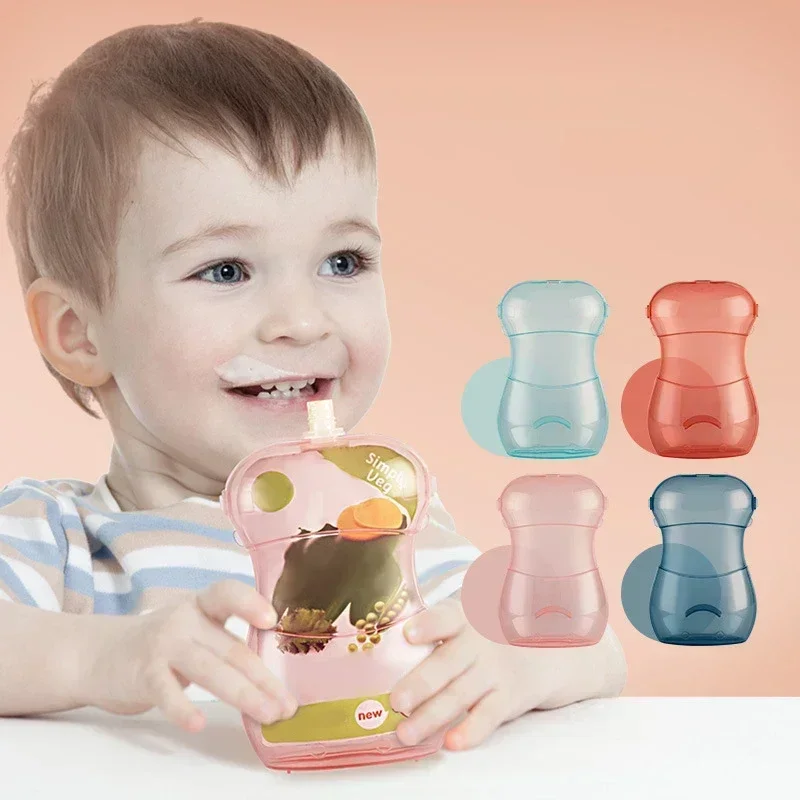 Fruit Puree Anti-squeeze Box Baby Toddler Food Supplement Bag Children Fruit Puree Box Juice Yogurt Food Supplement