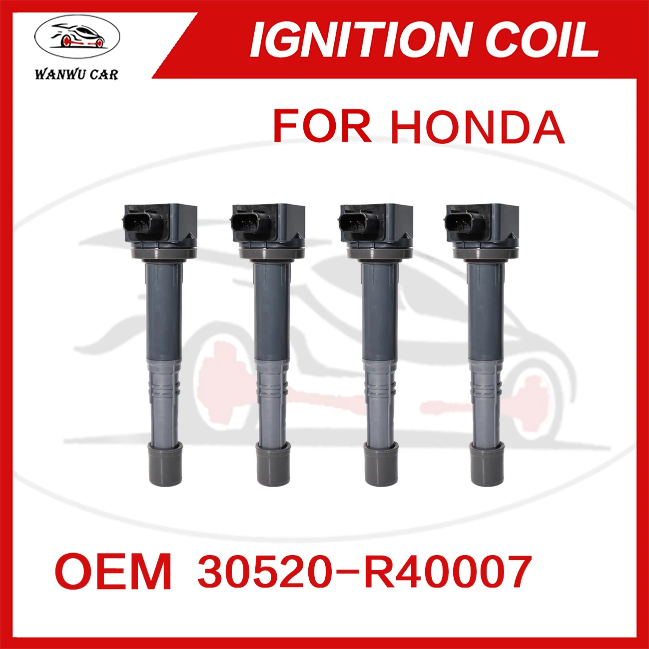 4X Ignition Coil & 4X NGK Platinum Spark Plug For 10-14 Honda - Foto 11