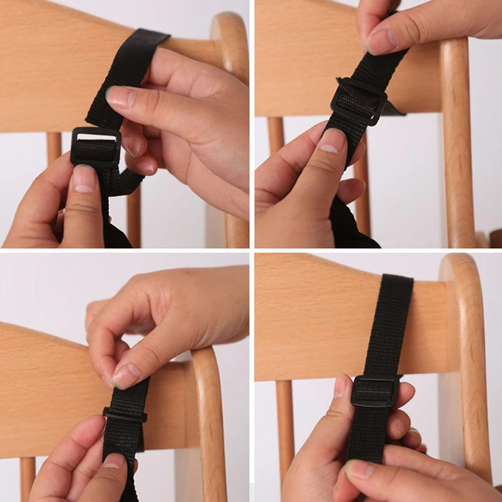 Five-point safety belt, universal safety belt for car seat, children's 5-point high chair belt