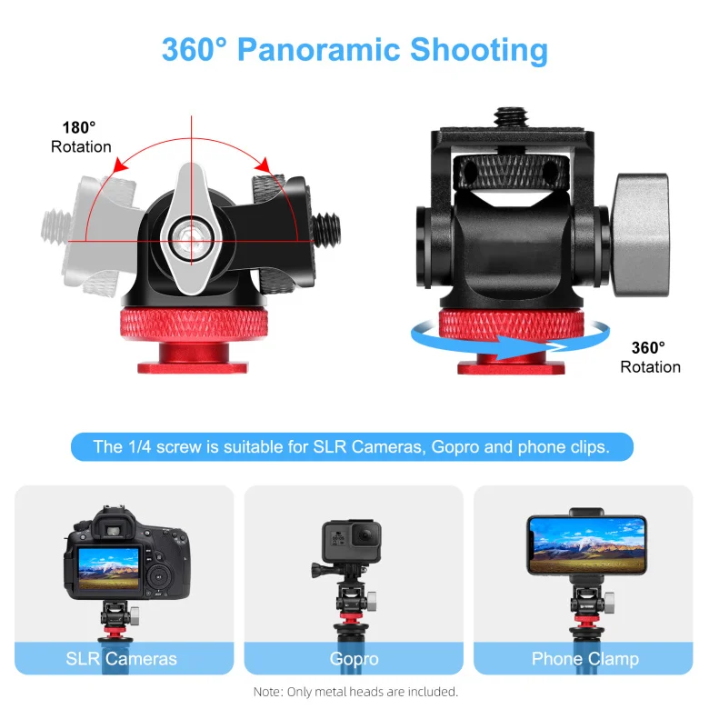 Description Picture 3 of itemFhx-yf5 Snail small PTZ bracket monitor hot shoe base SLR camera general accessories