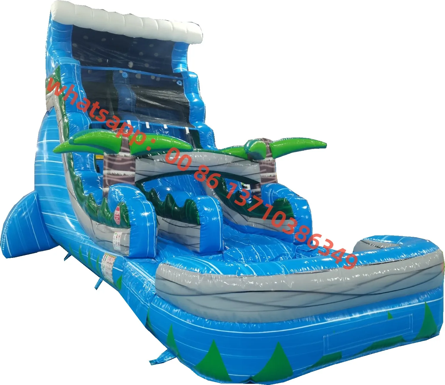 

Commercial Rental Children's Inflatable Water Pool Slide Trampoline Castle Obstacle Course Playground For Sale