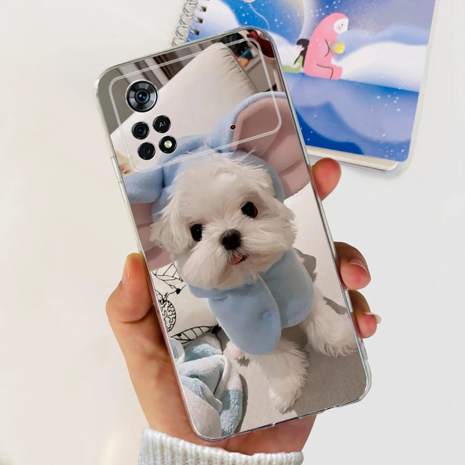 New Fashion Painted Clear Silicone Phone Case - Soft Protective Cover for Xiaomi Poco X4 Pro 5G