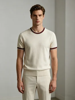 T-Shirt da Uomo, Camicia POLO, Abbigliamento Maschile Casual alla Moda, Indumenti Superiori