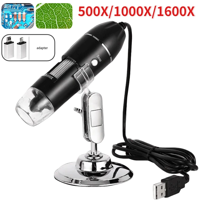 500X/1000X/1600X Digital Microscope Camera TypeC USB Portable