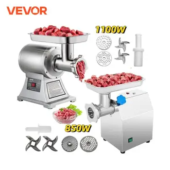 VEVOR 122 Kg/H 250 KG/H Electric Meat Mincer Chopper Heavy Duty Food Processors Kitchen Appliances Commercial Grinder Machine 1