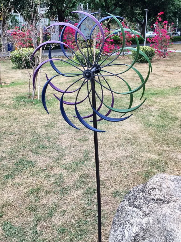 Sculpture Cinétique d'Extérieur en Métal, Moulin à Vent, Girouette, Décor  de Jardin - AliExpress