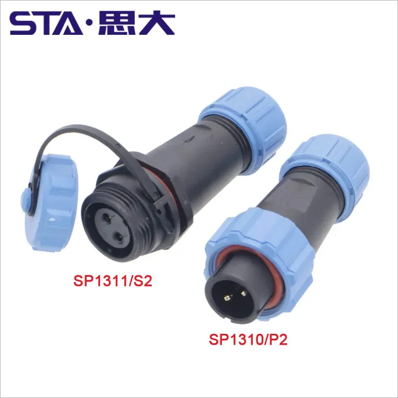 Luchtvaartstekker IP68 SP13 2 Pin / 3 Pin / 4 Pin / 5 Pin / 6 Pin / 7 Pin / 9 Pin plug luchtvaartstekker waterdicht (3pin