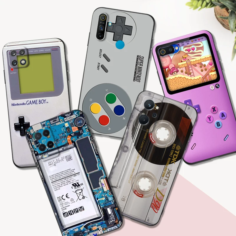 Custodia In Tpu Nero Per Realme Q5 X Xt X2 X3 Superzoom X50 V13 Q3I X7 Pro Ultra Gt Master Edition Retro Vintage Camera