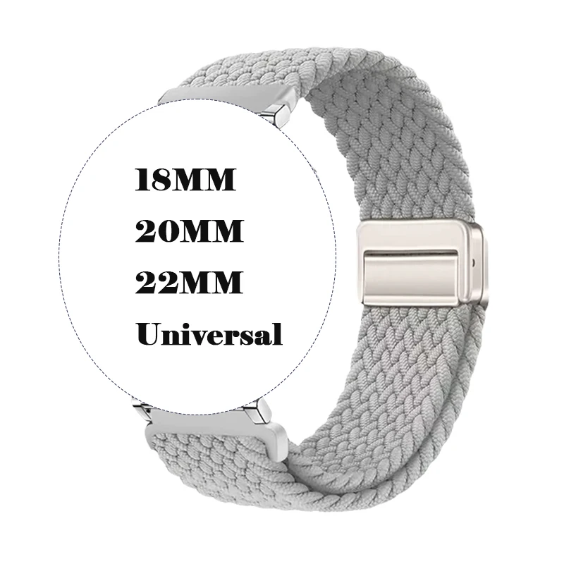 Nylon Magnetic Breathable Loop Watchband Strap