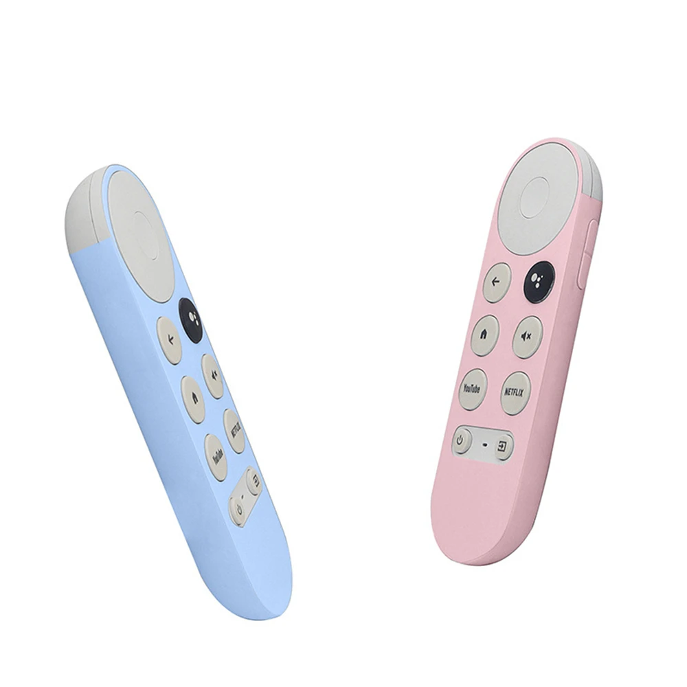 Soft Silicone Case For Chromecast Remote Control Protective Cover Protective Shell For Google TV Voice Remote Control