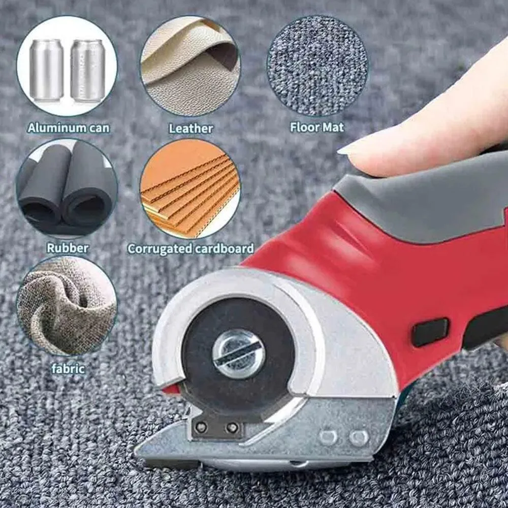 

Leather Sewing Cardboard Cordless Cloth Cutting Machine Electric Scissors Lithium Charging Electric Fabric Cutter