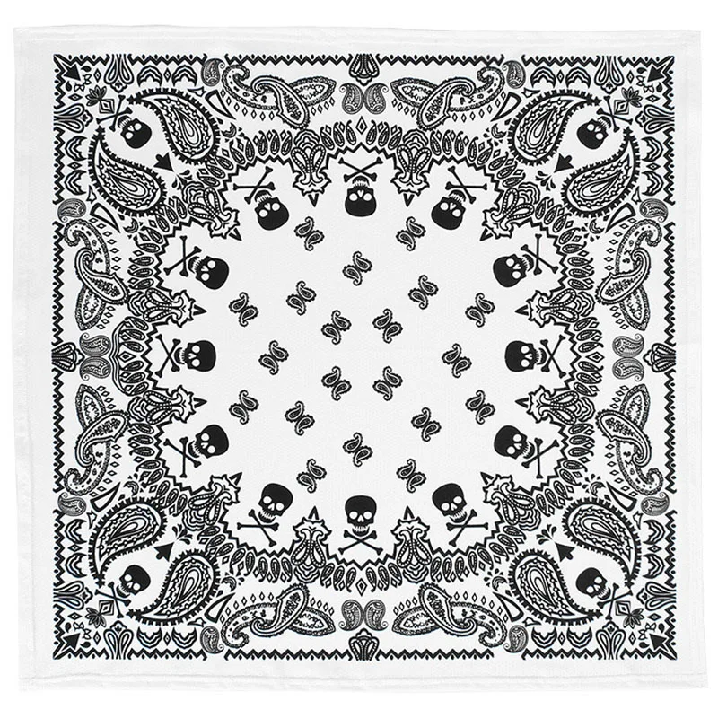 

Square Ice Silk Scarf, Bandana, Hip Hop Handkerchief, Sport Paisley, Bicycle Headband, Multifunction Wrap Scarf, 58x58cm
