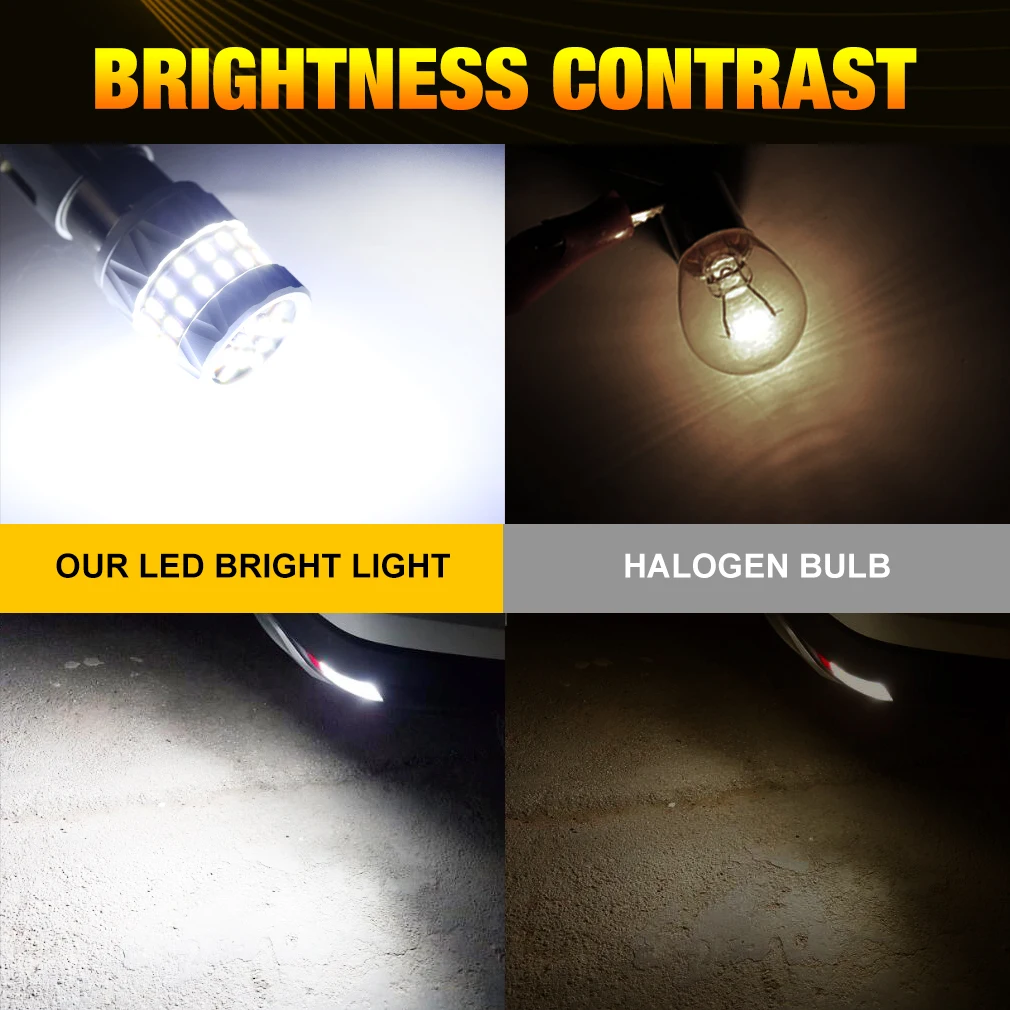 2pcs CanBus 램프 1156 BA15S P21W BAU15S PY21W 7440 W21W P21/5W 1157 BAY15D 7443 LED 전구 42smd 3014 칩 역방향 회전 신호