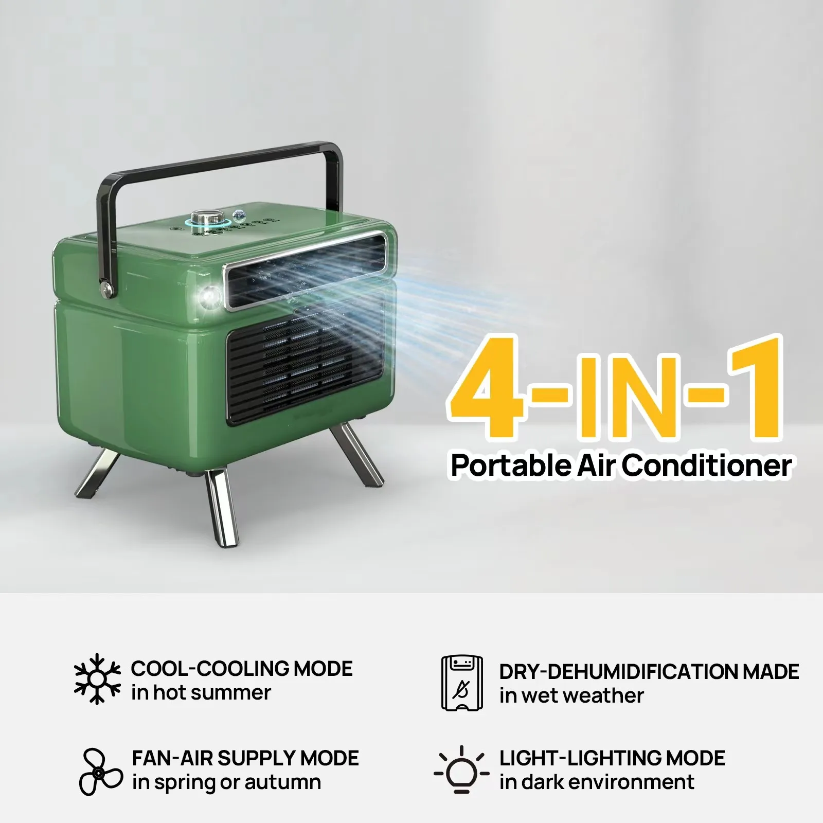 Camping Tent DC12V/24V 110-240V Portable Mobile AC AIR COOLERVehicle Mounted RV Truck Tent Camping Cooler Air Conditioner