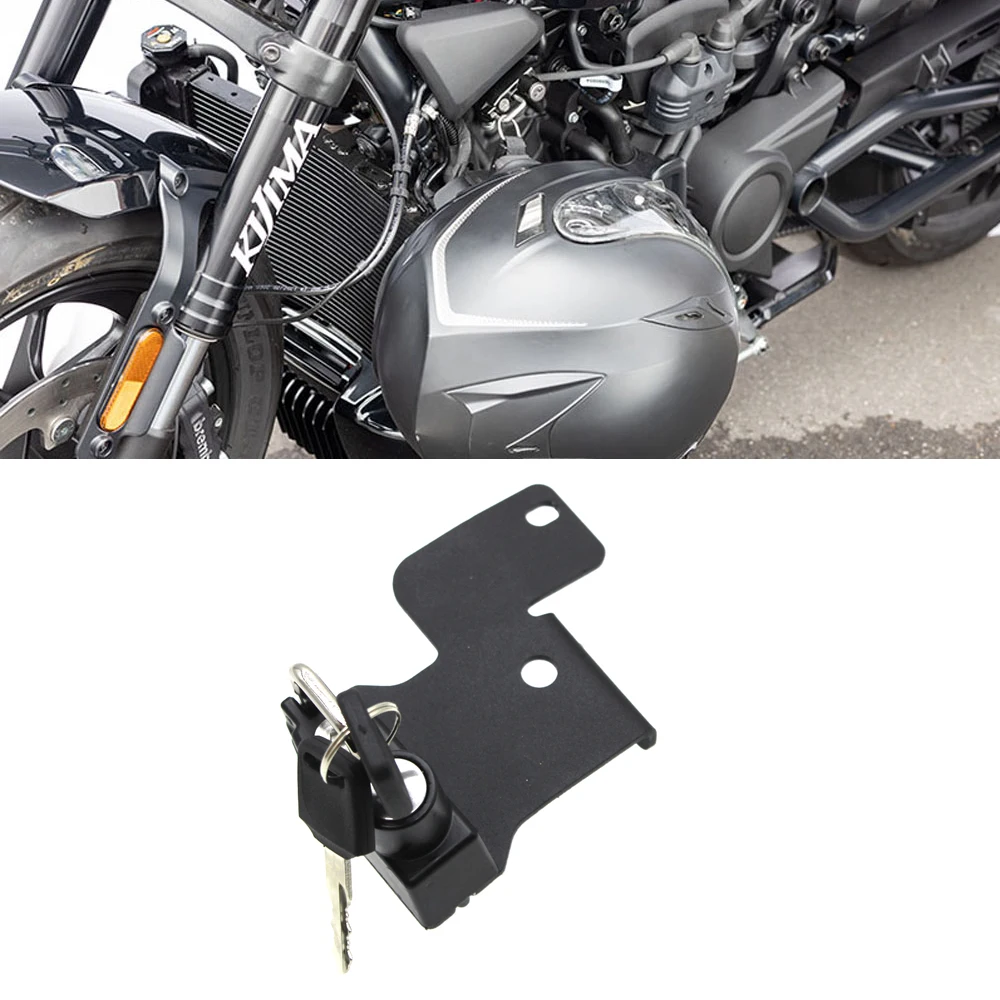 

Helmet Lock Fit For HARLEY SportsterS RH 1250 S RH1250S 2021- NIGHTSTER RH975 2022- Mount Hook Anti-theft Security Password lock