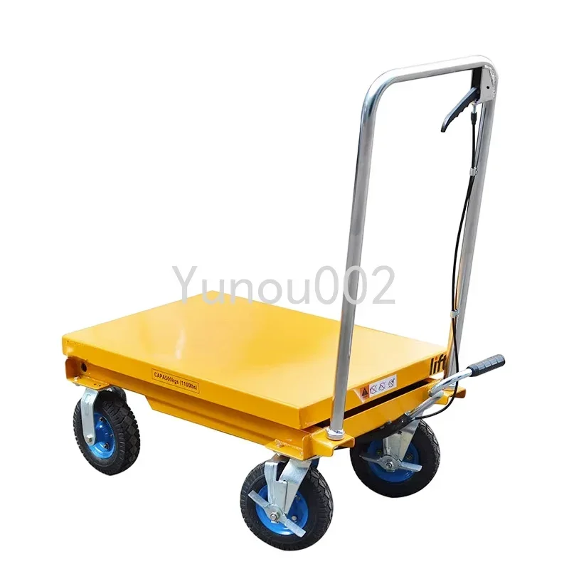 

Small Mini Mobile Scissor Platform 2m 500kg 1000kg Hydraulic Lift Manual Lift Platform