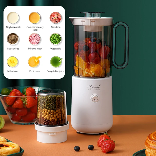 800ML Portable Blender Household Electric Juicer Multipurpose Meat Fruit Smoothie  Blender Automatic Coffee Beans Grinder 2 In 1 - AliExpress