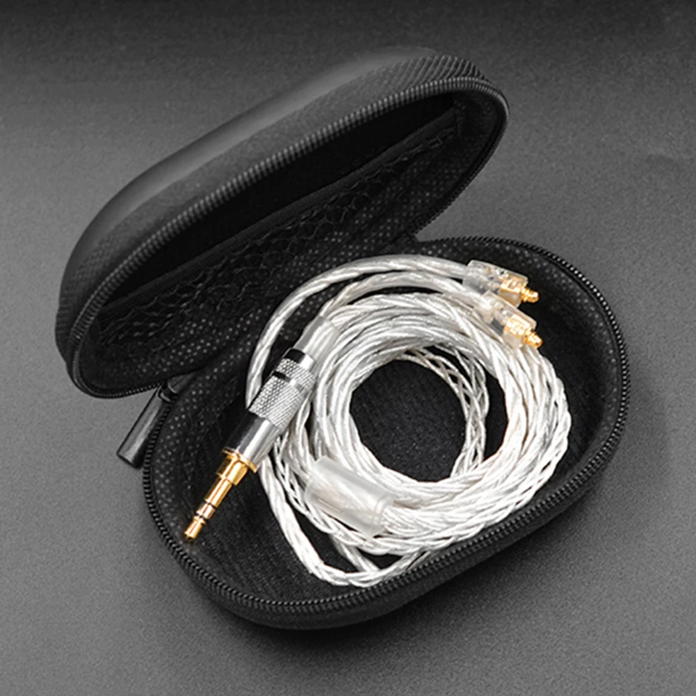 KZ Earphones Storage Bag 1-20PCS Wired Headphones PU Zipper Case for KZ BA10 AS10 ES4