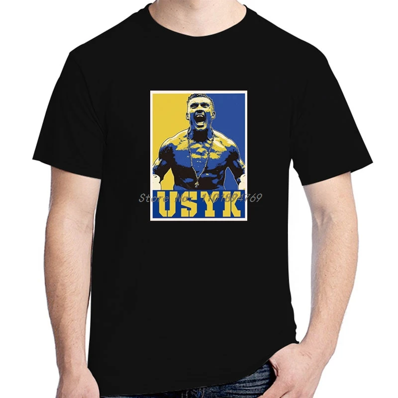 

Summer Fashion Cotton T-Shirt Oleksandr Usyk Classic Graphic T Shirts O-Neck Short Sleeve T-Shirts High Quality Mens Clothes