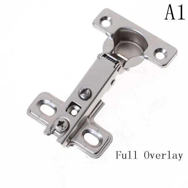 Safety Kitchen Hinge Plate Cupboard Door Close Full Overlay Hydraulic Hinge Plates For