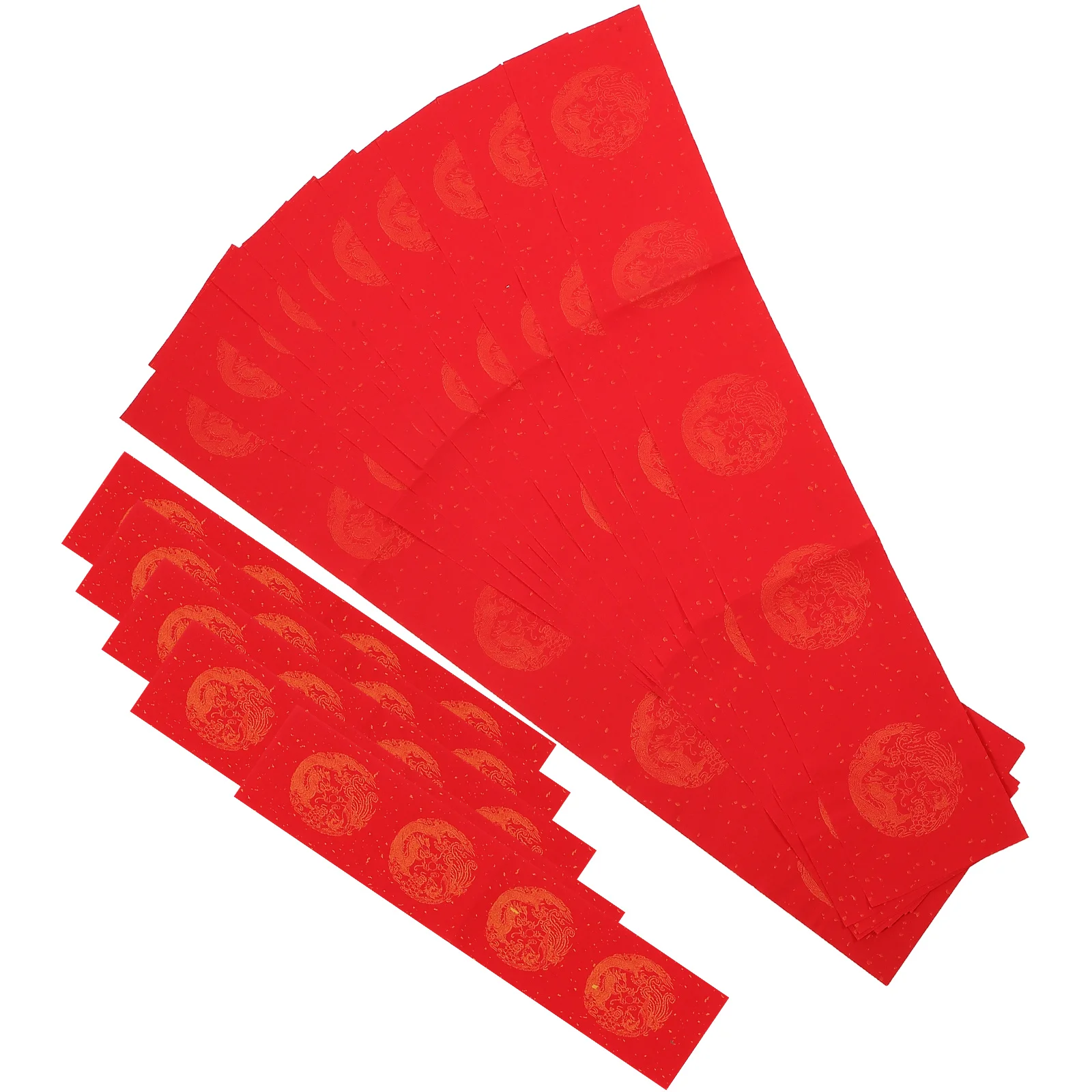 

5 Sets Red Paper Spring Festival Couplets Scroll Red Rice Paper Chinese Couplet Paper