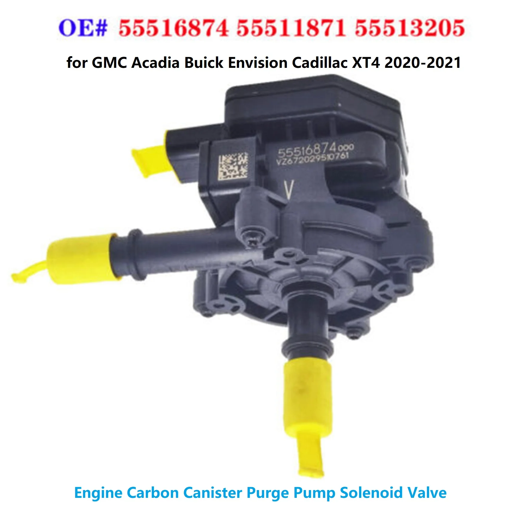 12703879 55516874 Evaporative Emission Carbon Canister Purge Pump for GMC Acadia Buick Envision Cadillac XT4-12698940
