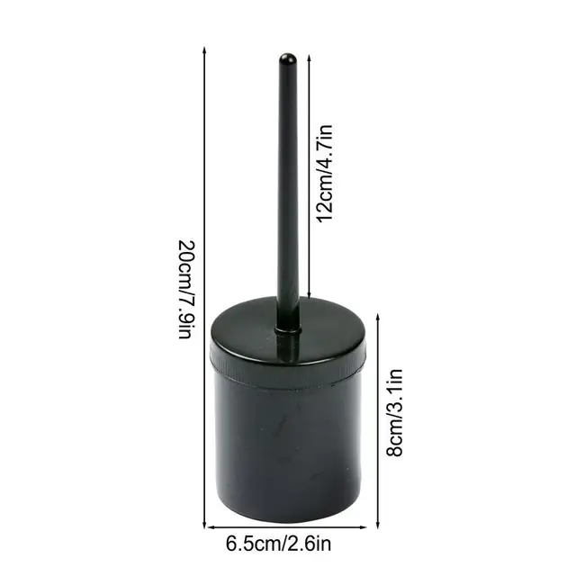 Hoof Oil Brush Bristles Uniform Hoof Oil Bucket Brush Leak-Proof Hoof Oil Bottle For Horse Training Racecourses Horse Breeding 6