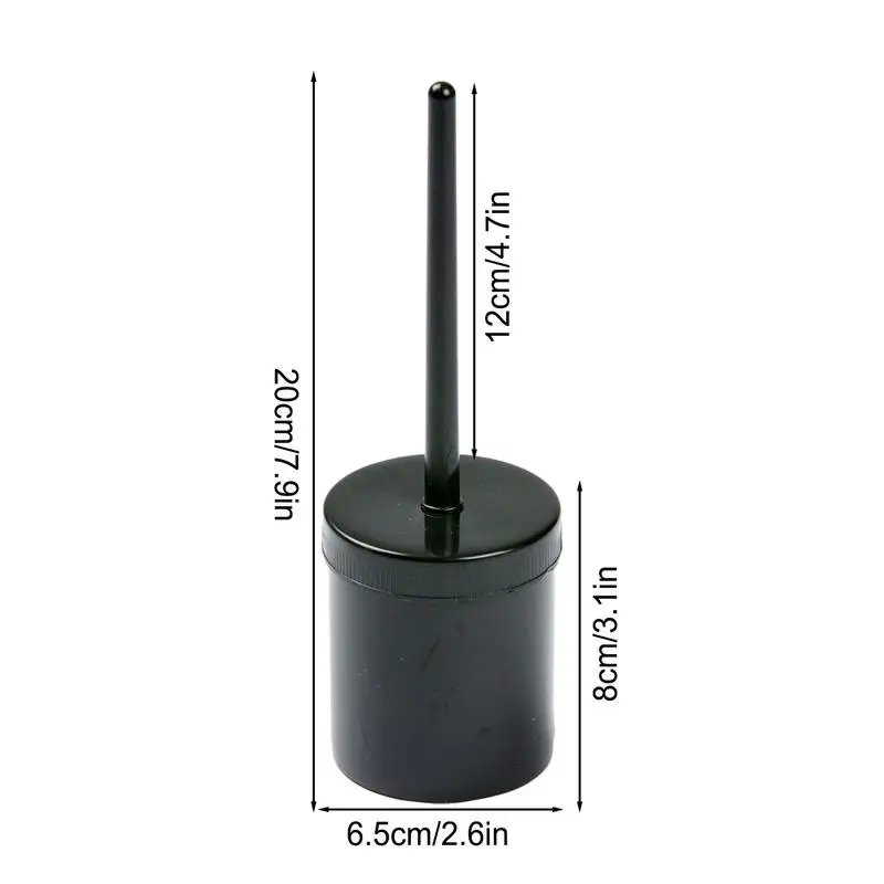 Hoof Brush With Bucket Bristles Uniform Hoof Oil Bucket Brush Horse Hoof Oil Portable Container For Zoos Horse Training 6