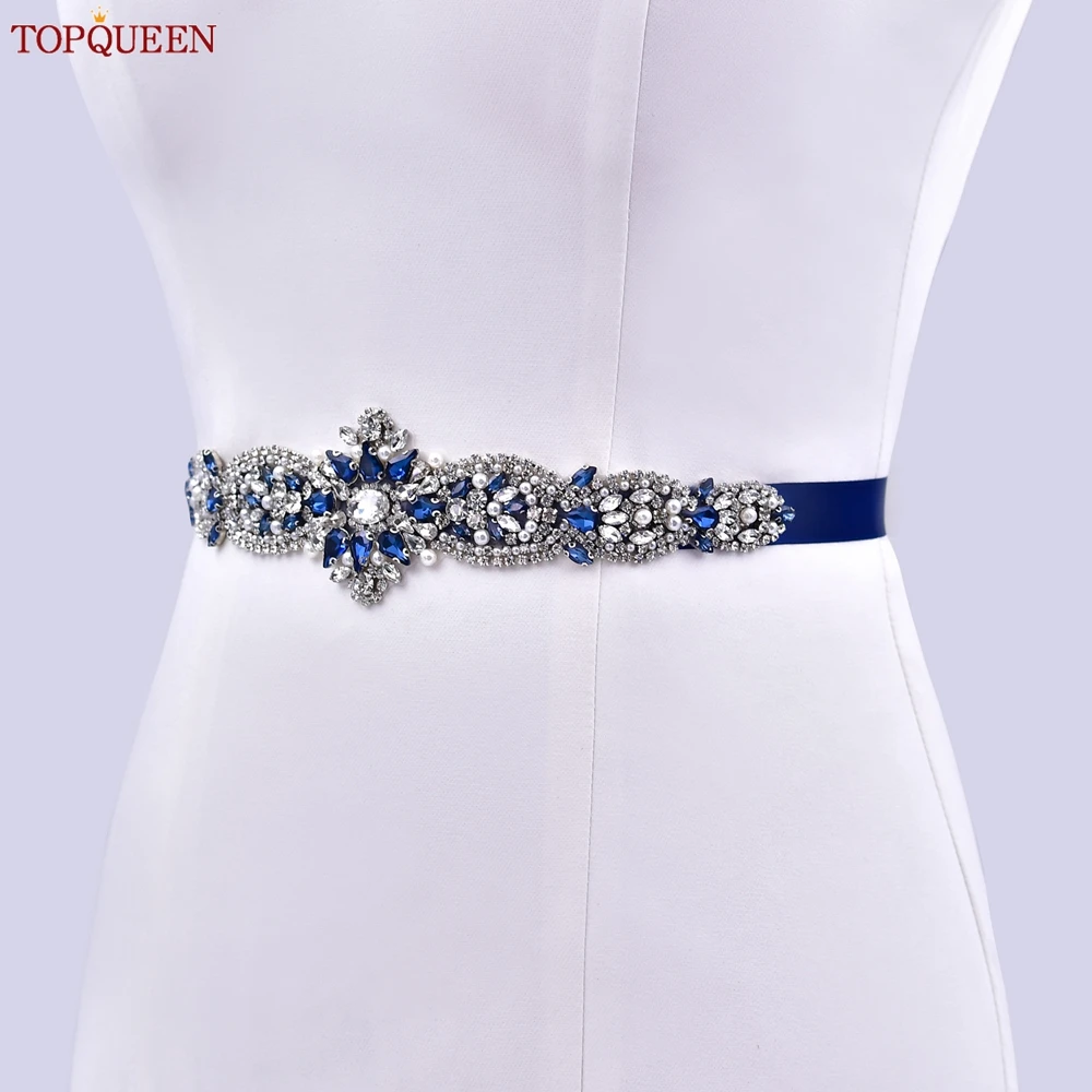blue dress for baby girl Kara Beaded Lace Bridal Sash, Lace Wedding Belt, Bridal Sash, Wedding Dress Sash, S main image 0