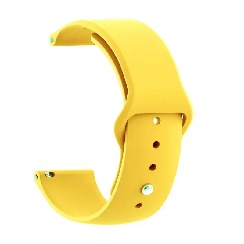Breathable Silicone Smart Watch Strap - 22mm Quick Release Wristband