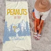 Cute S-Snoopy Beach Towel Colorful Bath Towels For Girl Microfiber Quick Dry Custom Sand Free Beach Yoga Spa Gym Pool 6