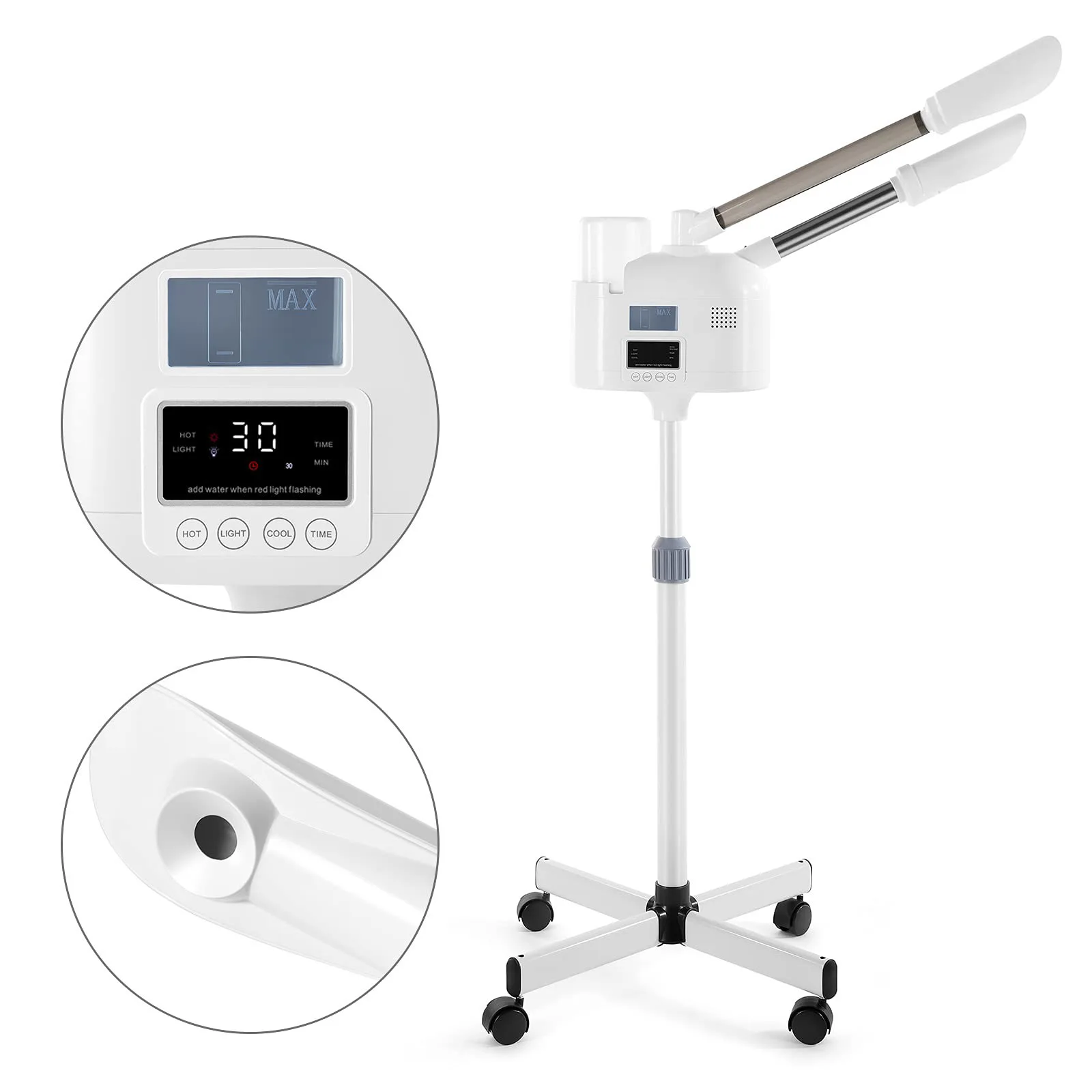 Beauty Salon Beauty Spray Facial Steamer Machine Single Tube Face Instrument Skin Care Hot Spray Instrument
