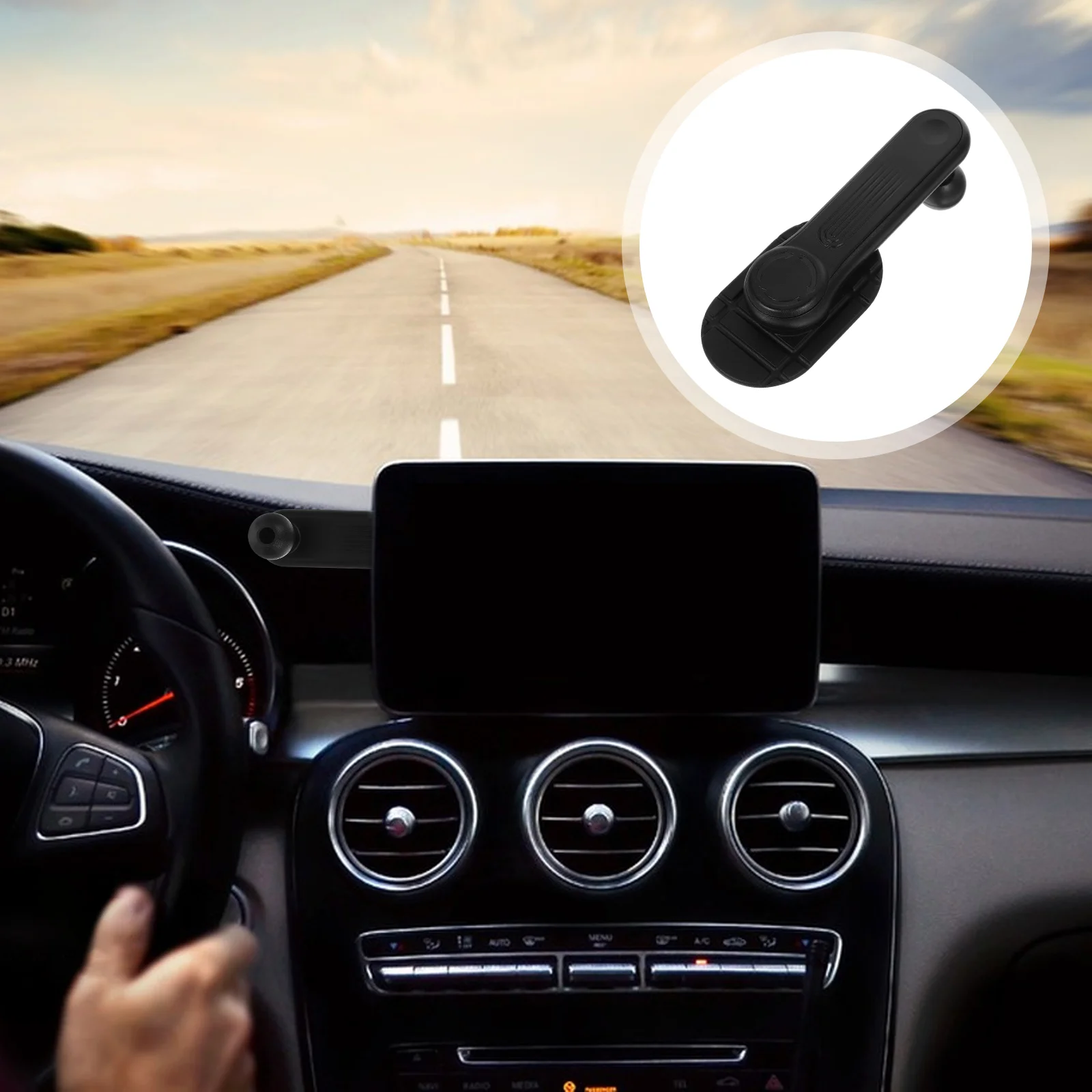 

Adhesive Phone Holder Car Phone Holder Vehicle Screen Phone Mount Car Interior Accessory
