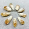 Natural Rough Citrine Point Crystal Quartz Cluster Raw Stone Mineral Specimen Energy Healing Rock Ornament Homegarden Decoration 3
