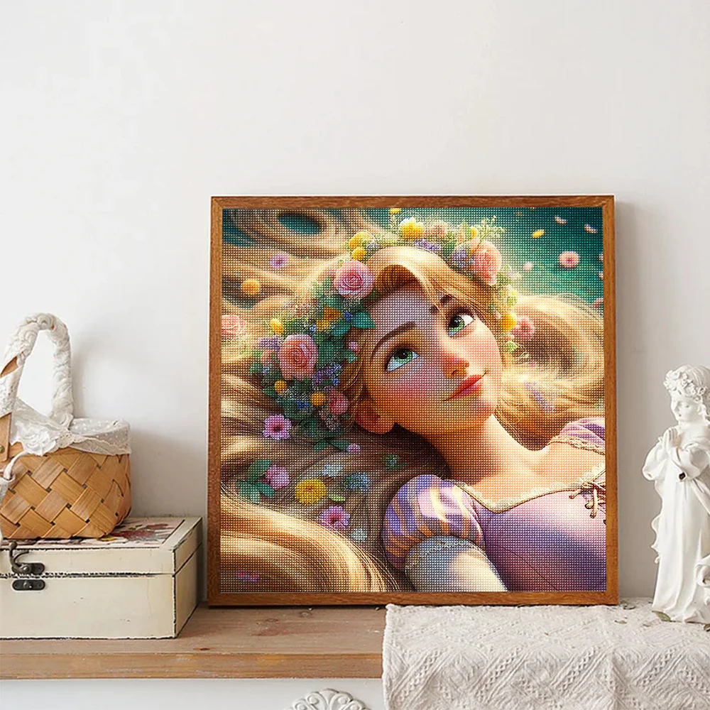 Disney Tangled Diamond Painting Rapunzel Full Square Round Drill