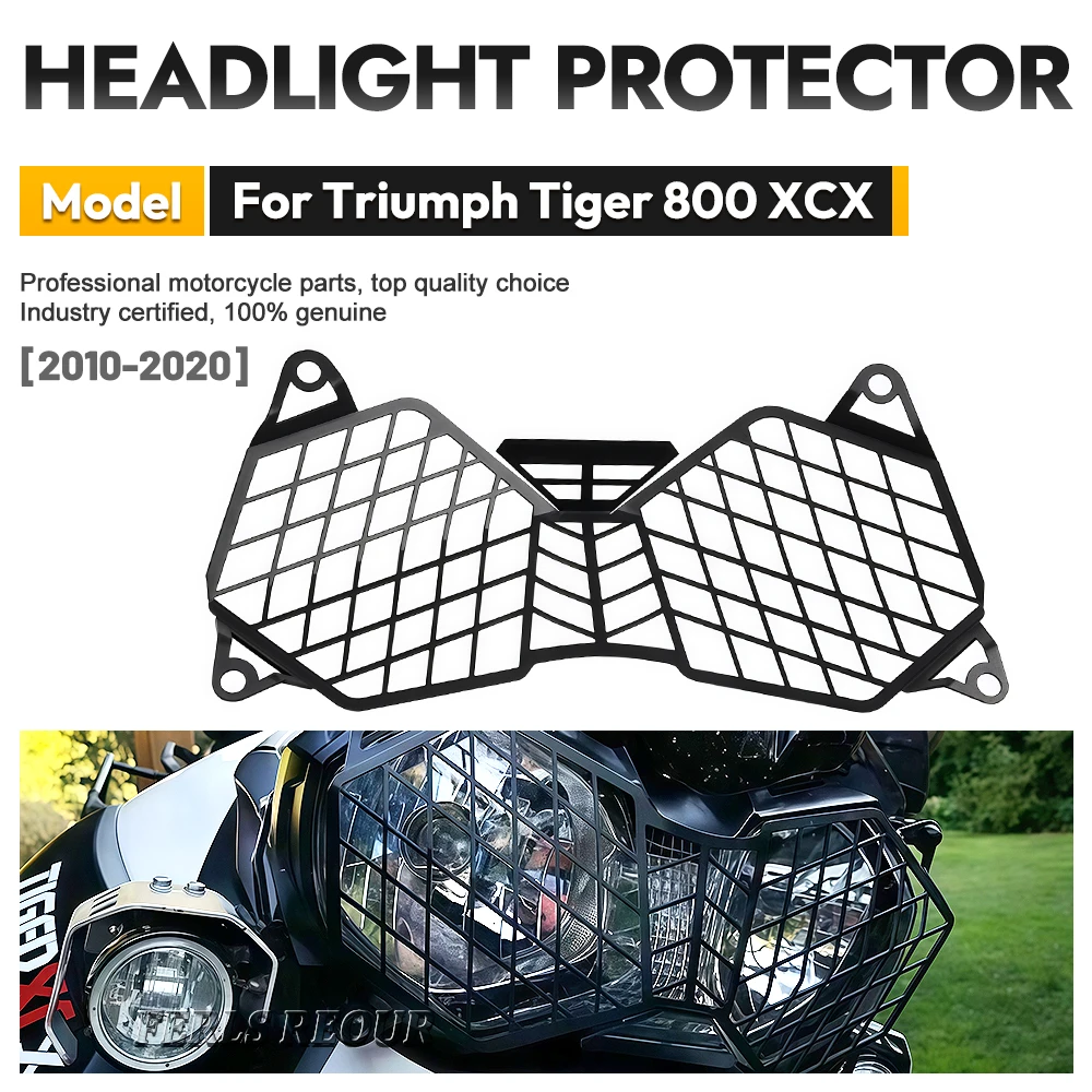오토바이 액세서리 그릴 보호 쉘 헤드라이트 보호 커버 Triumph Tiger 800 XCX 2010-2020